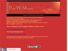 Tablet Screenshot of peterwmurphy.com